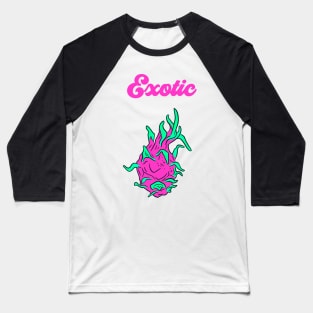 Exotic Dragon Fruit Baseball T-Shirt